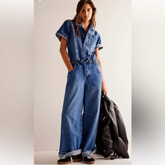 We The Free Denim Jumpsuit - Picture 2 of 5